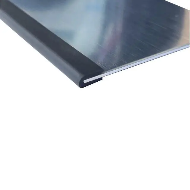 Alt view image 6 of 7 - Rubber Edge Trim, 1/16" U Channel Edge Trim, Edge Protector, Length 10Ft, U Shaped Gasket, EPDM Material, Black Color, Edge Protector for Sheet Metal1