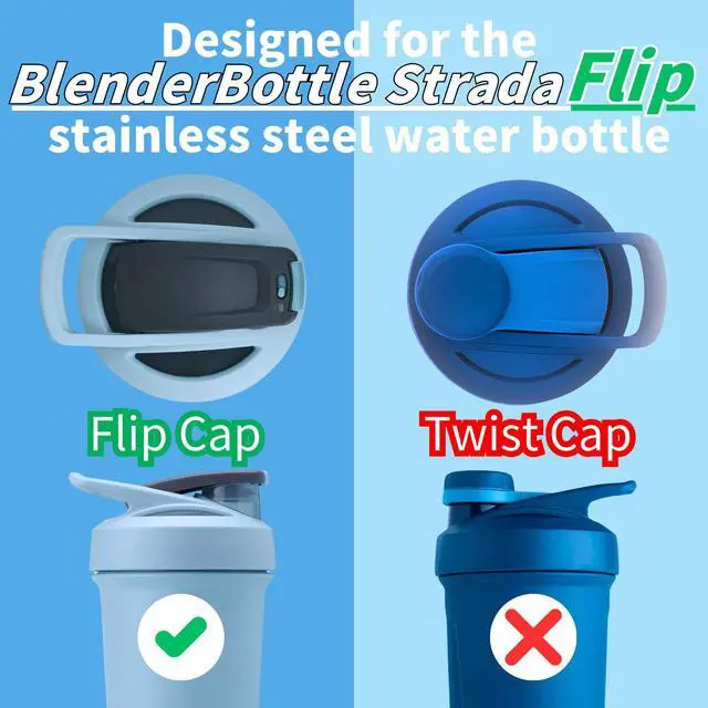 Alt view image 4 of 7 - Shaker Bottle Gasket Replacement for BlenderBottle Strada Shaker Cup Stainless Steel Water BottleWire Whisk Bottle GasketCompatible with Blender Bottle Strada Protein Shaker Bottle Flip lid (9)