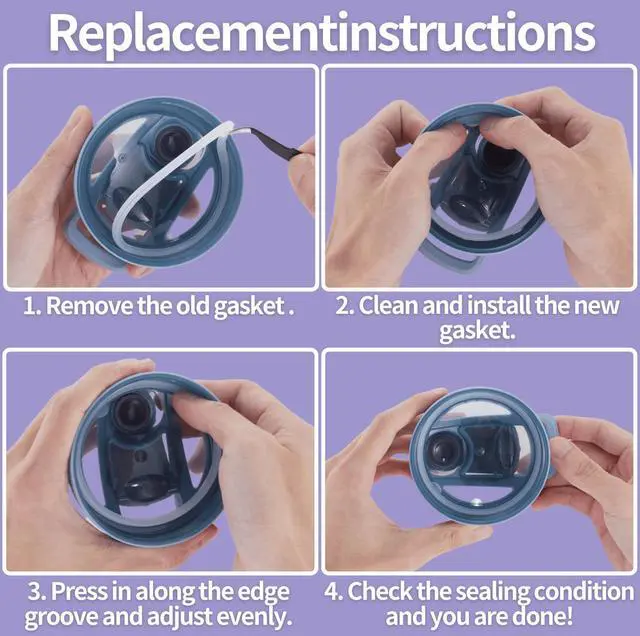 Alt view image 6 of 7 - Shaker Bottle Gasket Replacement for BlenderBottle Strada Shaker Cup Stainless Steel Water BottleWire Whisk Bottle GasketCompatible with Blender Bottle Strada Protein Shaker Bottle Flip lid (9)