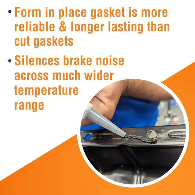 Alt view image 5 of 6 - 82180 Ultra Black Maximum Oil Resistance RTV Silicone Gasket Maker, Sensor Safe and Non-Corrosive, for High Flex and Oil Resistant Applications 3 oz