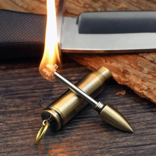 Alt view image 2 of 7 - Matchstick Fire Starter, Fire Starter Flint Match Lighter Keychain Outdoor Camping Emergency Survival Gear, Best Gift for Outdoor Sports Enthusiasts