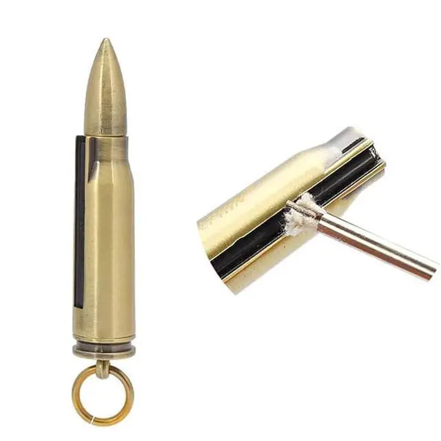 Alt view image 5 of 7 - Matchstick Fire Starter, Fire Starter Flint Match Lighter Keychain Outdoor Camping Emergency Survival Gear, Best Gift for Outdoor Sports Enthusiasts