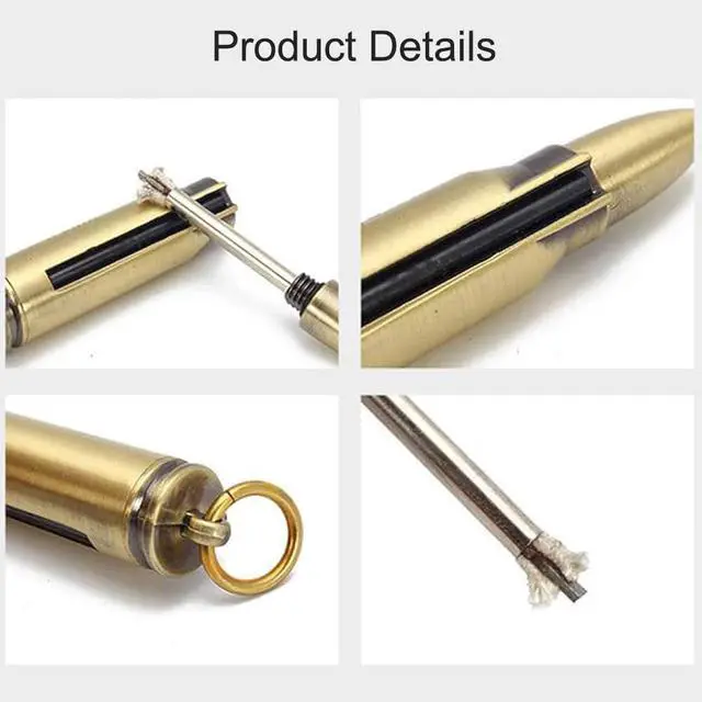 Alt view image 7 of 7 - Matchstick Fire Starter, Fire Starter Flint Match Lighter Keychain Outdoor Camping Emergency Survival Gear, Best Gift for Outdoor Sports Enthusiasts