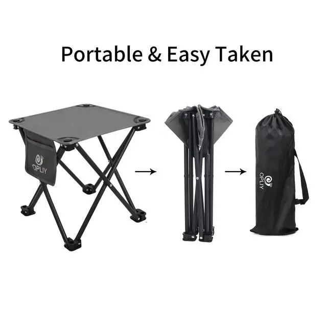 Alt view image 4 of 7 - Camping Stool, Folding Small Chair Portable Camp Stool for Camping Fishing Hiking Gardening and Beach, Camping Seat with Carry Bag (Gray)