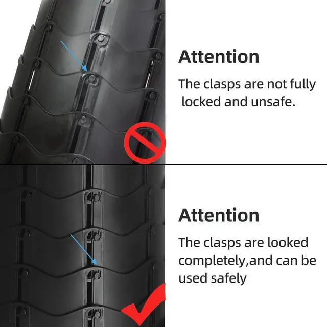 Alt view image 6 of 7 - Upgraded Folding Stool, Portable Folding Camping Seat, 440 lbs | Lightweight and Sturdy, Portable and Expandable, Height Adjustable, Suitable for Fishing, Hiking, Festivals, and Barbecuing