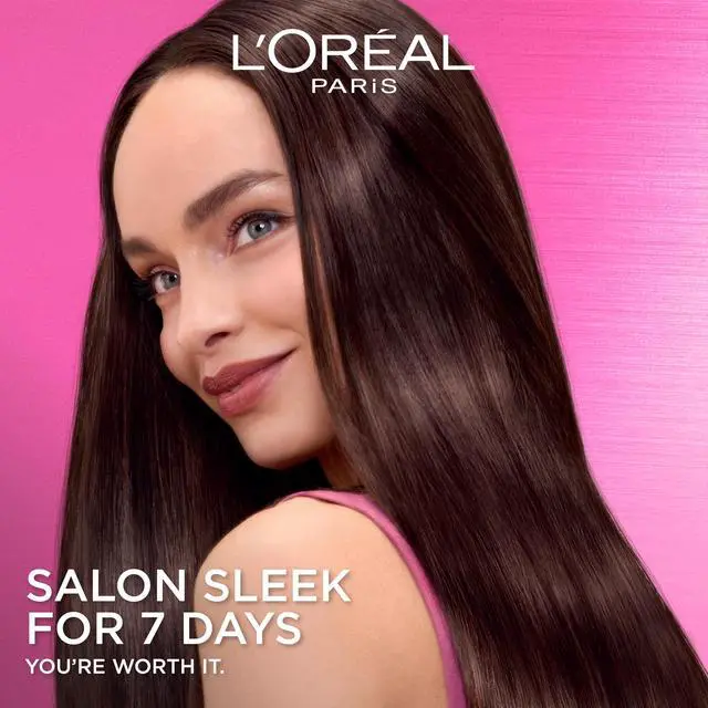 Alt view image 3 of 7 - Sulfate Free Iron Sleek Coat, Anti-Frizz Hair Treatment Spray with Heat Protection & Humidity Protection, Semi-Permanent Smoothing, Suitable for Color-Treated Hair, EverPure, 5.1 fl oz