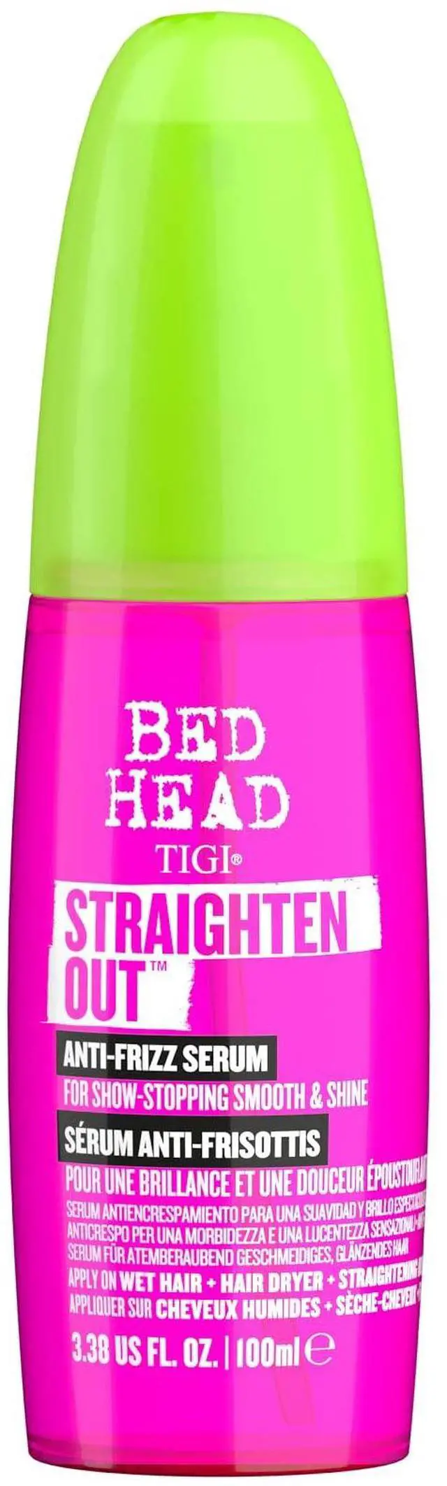 Main image of Bed Head Straighten Out Anti-Frizz Serum for Smooth and Shine, Sulfate-Free Styling Serum for All Hair Types