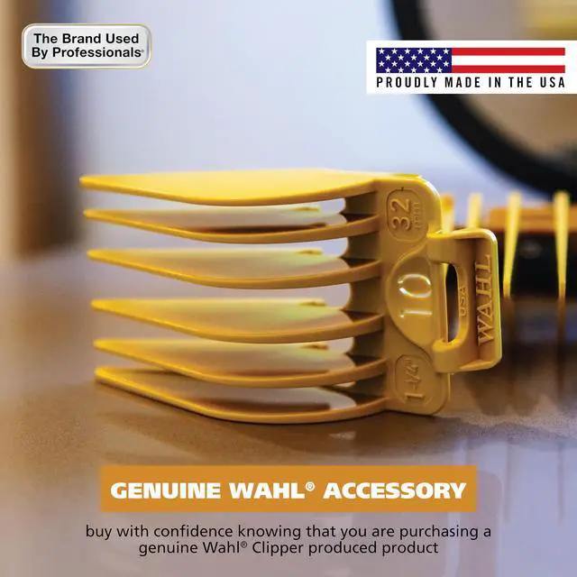 Alt view image 6 of 7 - Hair Clipper Genuine Secure Fit Attachment Guard Set, #10 & #12 | Guide Combs For Long Hair Styles & Fades, 2 Full Size Hair Clipper Guide Combs Model 3025025