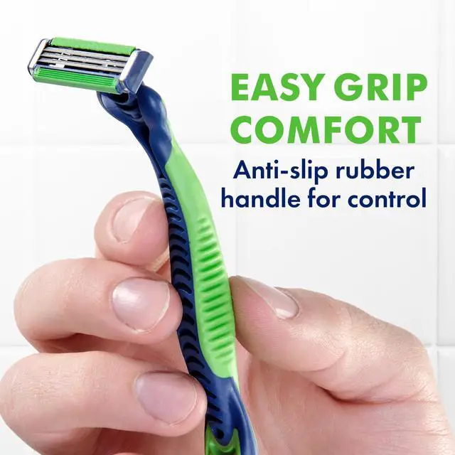 Alt view image 7 of 7 - Sensor3 Sensitive Men's Disposable Razor, 4 Razors