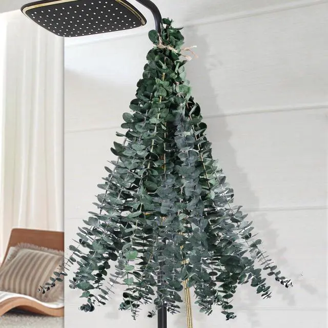 Main image of 12PCS Dried Eucalyptus for Shower Hanging Real Preserved Eucalyptus Stems | 17'' IN Green Home Decor, 100% Made from Fresh Eucalyptus Leaves, Bathroom Shower Decor, Wedding, DIY