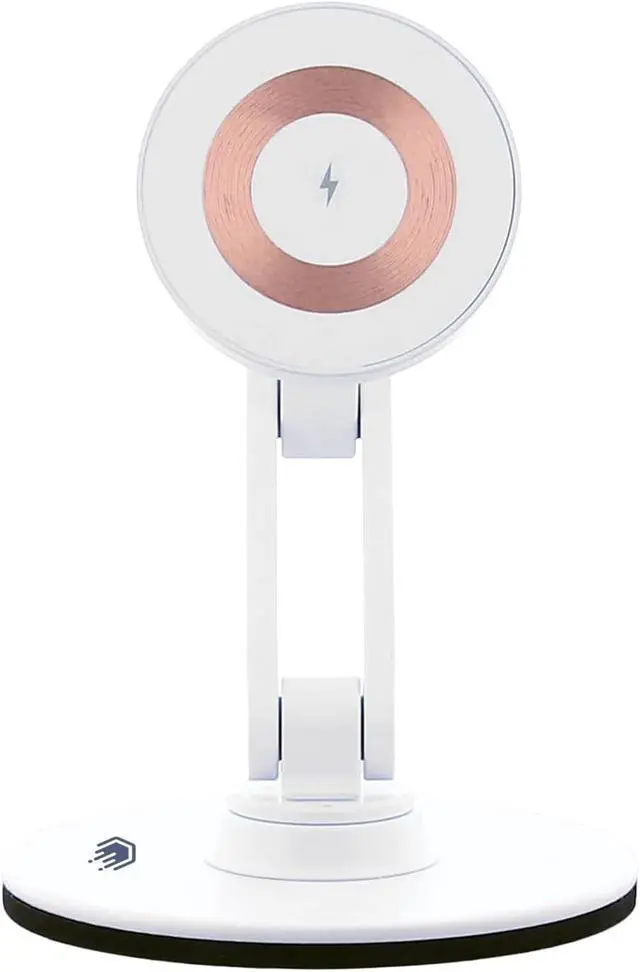 Alt view image 18 of 20 - ClikDock Cell Phone Magnetic Wireless Charger Stand, 360° Spin, Aluminum Construction, Compatible with MagSafe Phones for iPhone & Andriod (Space Grey)