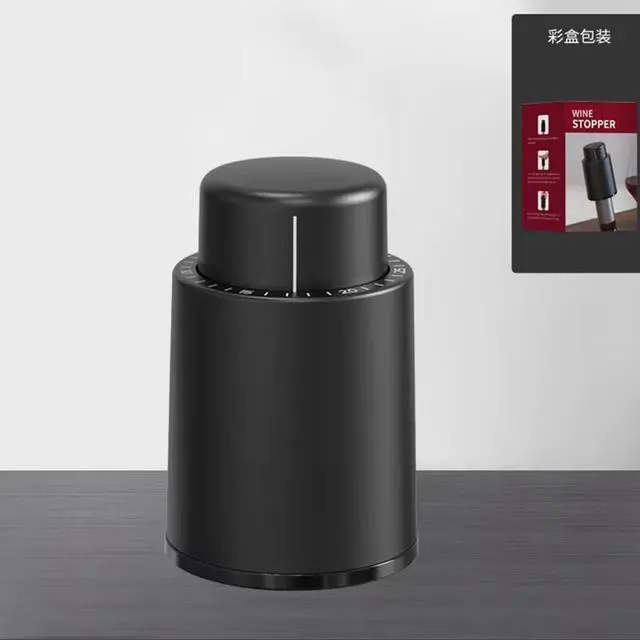 Alt view image 2 of 7 - Sealed Storage Vacuum Memory Wine Stopper Push St Vacuum Wine Bottle Cap Stopper