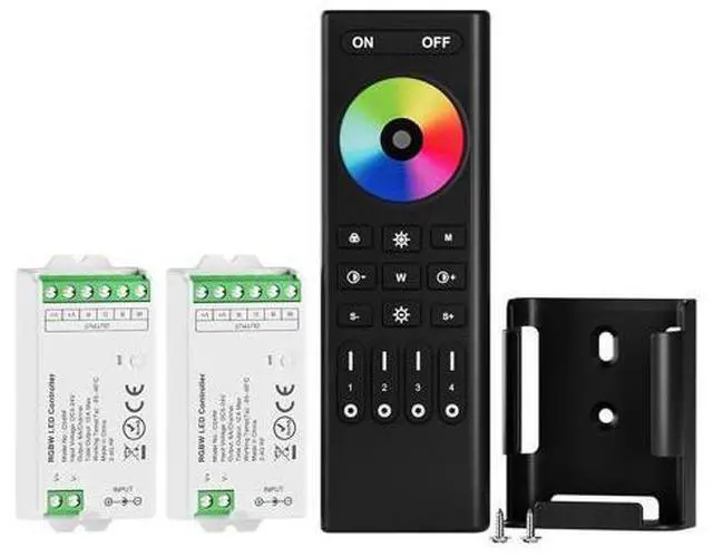 Main image of 2.4GHz Wireless RF Remote RC03RFB &2PCS C04RF Tuya Controller Kit 4 Zones Group Control 5050SMD FCOB COB PWM RGBW (+ R G B W) 5pin LED Strip DC5V DC12V DC24V