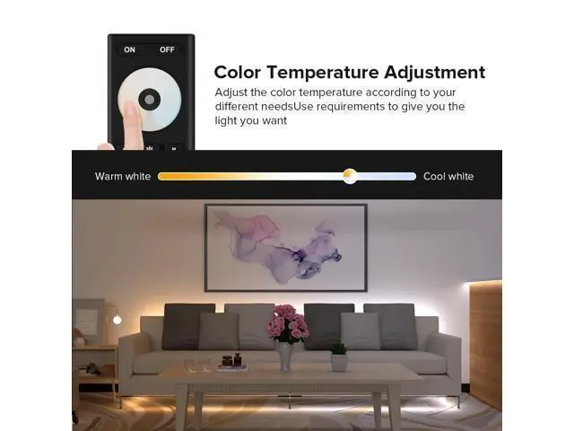 Alt view image 4 of 6 - RF 2.4GHz Wireless Remote RC02RFB & C02RF Tuya Controller Kit 4 Zones Group Control 5050SMD FCOB COB SMD PWM CCT(+ CW WW) 3pin Dual White LED Strip DC5V DC12V DC24V