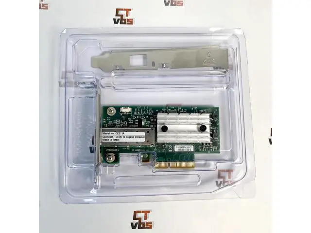 Alt view image 3 of 4 - Mellanox MCX311A-XCAT ConnectX-3 EN 10G Ethernet CX311A 10GbE SFP+ PCIe NIC Server Adapter