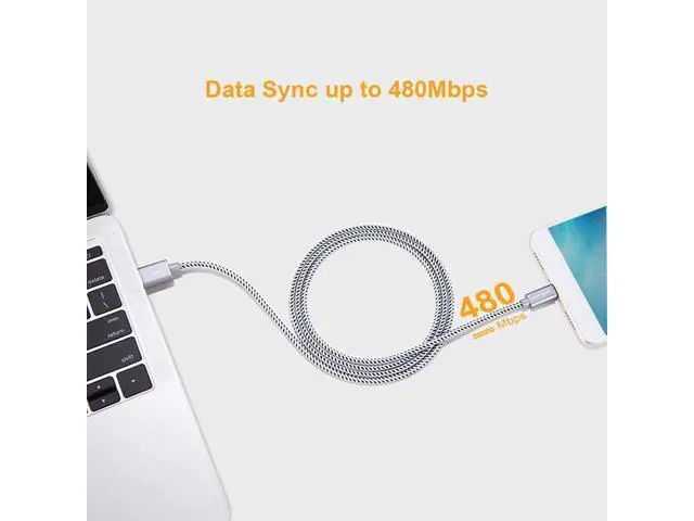 Alt view image 5 of 7 - USB C Cable 10FT CableCreation USB A to USB C Cable Braided USB to C Cable Fast Charging Cable 3A 60W 480Mbps Data Compatible with MacBook Air Chromebook Pixel Galaxy S21 S20 S10, etc 3M Space Gray