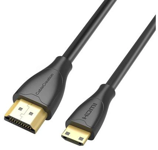 Main image of Mini HDMI to HDMI Cable, 4K HDMI to mini HDMI 2.0 Bidirectional High Speed Adapter, for Graphics Card,HDTV,Tablet,Camera,Sony HDR-XR50,Nikon Z6 Canon EOS RP/EOS R/EOS 7D Mark II/XA40,Nvidia?Shield,6ft