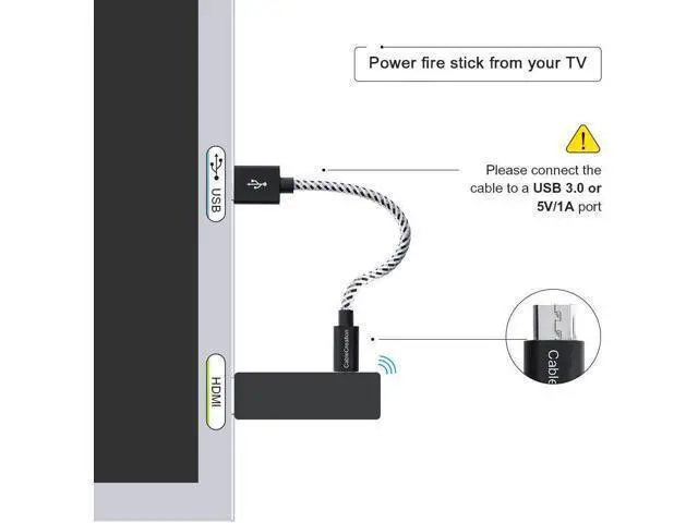 Alt view image 3 of 7 - Short Micro USB Cable, USB to Micro USB 24 AWG Triple Shielded Fast Charger Cable, Compatible with TV Stick, PS4, Chromecast, Power Bank, Android Phone, 0.5FT/6 inch Black