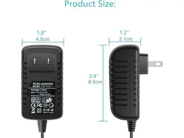 Alt view image 6 of 7 - AC Adapter 9V 2A Power Supply AC110V to DC9V 2000mA 1500mA 1000mA 500mA Power Driver 8 DC Plug Tips 9 Volt Converter Inverter Charger Transformer ac dc Adapter - OEM