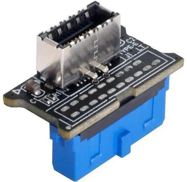 Alt view image 3 of 5 - USB 3.0 20Pin Header Male to USB 3.1 Front Panel Header Cable Adapter for Motherboard USB Header Adapter