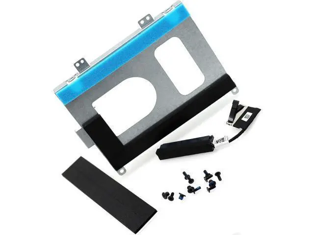 Alt view image 6 of 6 - SATA Hard Drive Cable PCYYV 0PCYYV w/ 2.5" HDD Caddy Bracket 68WXJ 068WXJ Replacement for Dell Alienware M15 R1 ALW15M 2018