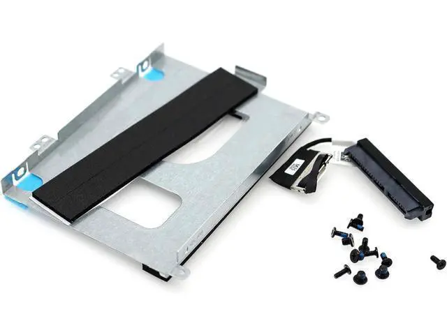 Alt view image 5 of 6 - SATA Hard Drive Cable PCYYV 0PCYYV w/ 2.5" HDD Caddy Bracket 68WXJ 068WXJ Replacement for Dell Alienware M15 R1 ALW15M 2018