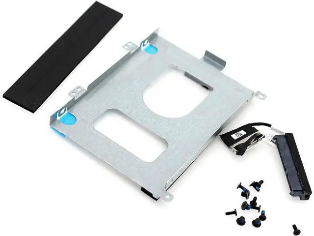 Alt view image 4 of 6 - SATA Hard Drive Cable PCYYV 0PCYYV w/ 2.5" HDD Caddy Bracket 68WXJ 068WXJ Replacement for Dell Alienware M15 R1 ALW15M 2018