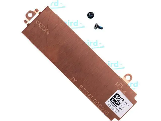Alt view image 3 of 7 - Slot 2Slot 1 M.2 2280 Heatsink Cover 26X1Y 026X1Y SSD Thermal Shield for Dell Alienware M15 Ryzen Edition R5 m15 R6 Gaming Laptop ET36L000210