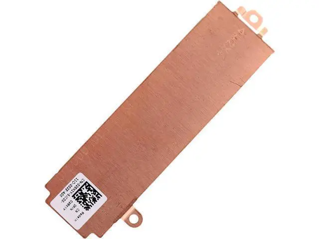 Alt view image 6 of 7 - Slot 2Slot 1 M.2 2280 Heatsink Cover 26X1Y 026X1Y SSD Thermal Shield for Dell Alienware M15 Ryzen Edition R5 m15 R6 Gaming Laptop ET36L000210