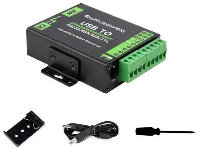 Main image of USB to RS232/485/422/TTL(UART) Interface Converter, Industrial Isolated USB Converter Adapter, Adopt Original FT232RNL Chip,Multiple Protection,Compatible with Mac, Linux, Android, Windows