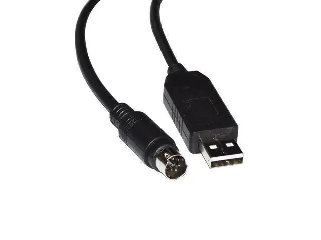 Alt view image 3 of 6 - FTDI USB TO MINI DIN 8P MD8 ADAPTER 1761-CBL-PM02 PLC PROGRAMMING CABLE FOR ALLEN BRADLEY AB MICROLOGIX 1000 1100 1200 1400 1500 3M Length