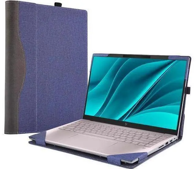 Main image of BONAEVER Protective Case Cover for 16" Hp Pavilion Book Pro 16-ab 16t-ab Pavilion Book Plus 16-ag 16-af Pavilion Laptop 16-af 16t-af Detachable Notebook Sleeve Computer Bag with Pencil Holder Blue
