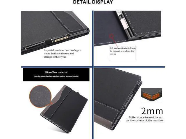 Alt view image 4 of 7 - BONAEVER Case Compatible for Lenovo IdeaPad 3 14 / EliteBook 745 840 G5 G6 840 G5 ZBook 14u / Inspiron 5485 5482 TMP214 Notebook Protective Cover Sleeve