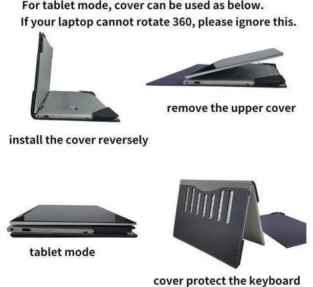 Alt view image 7 of 7 - BONAEVER Case Compatible for Lenovo IdeaPad 3 14 / EliteBook 745 840 G5 G6 840 G5 ZBook 14u / Inspiron 5485 5482 TMP214 Notebook Protective Cover Sleeve