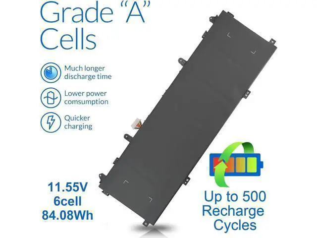 Alt view image 2 of 4 - SU06XL L29184-005 Laptop Battery for HP Spectre X360 Convertible 15-df0xxx 15-df1xxx 15-df0033dx 15-df1033dx 15-df0069nr 15t-df100 15-df1043dx 15-df1043dx 15-df0013dx 15-DF 15T-DF L29048-271 SU06084XL