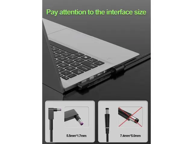 Alt view image 2 of 7 - 135W Charger Compatible with Nitro 5 7 V16 V15 V17 V14 AN515 AN517 AN715 N20C1 Aspire 7 VX 15 ConceptD Laptop C27 Z3 Z24 CA24I2 AIO Desktop AC Adapter