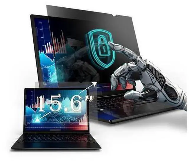 Main image of Privacy Screen Filter compatible with 15.6 Inches Laptop, Anti-Glare and Anti Blue Light Screen Protector