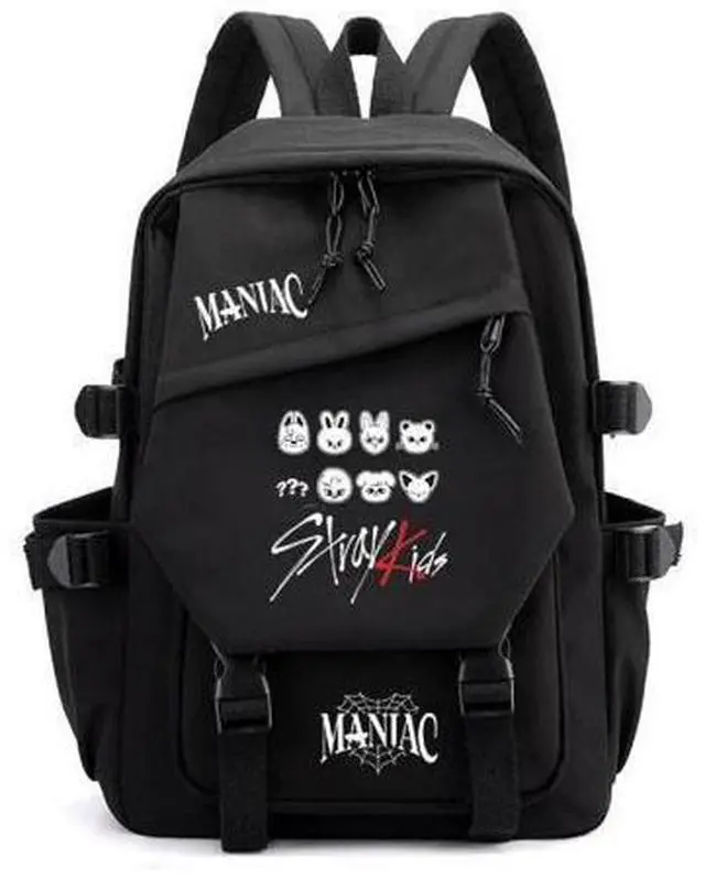 Main image of AiHdcy Stray Backpack Skz Schoolbag Casual Travel Laptop Backpack for Stay Fans Gifts (Black3)