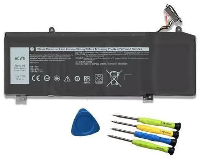 Main image of 1F22N Laptop Battery Replace for Dell Alienware 2018 M15 G5 5590 G7 7590 7790 R2 R1 2019 P79F M17 P37E P37E001 5590-D2783W D2743B D2843W Series 01F22N 06YV0V 6YV0V 0HYWXJ HYWXJ JJPFK 8622M XRGXX