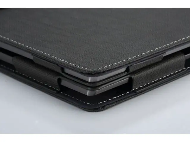 Alt view image 5 of 7 - Protective Case for Lenovo Yoga C930 / Yoga 920 / Yoga 910 13.9 Inch Hard Tablet Case Shell PU Leather Folio Stand Cover for Lenovo Yoga 7 Pro / 6 Pro / Yoga 5 Pro 13.9" Laptop Cover