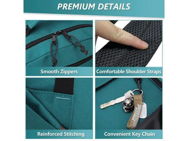 Alt view image 4 of 5 - Backpack for Men Women,Vonxury Water-resistant 15.6 Inch Laptop Bookbag for School Work Travel