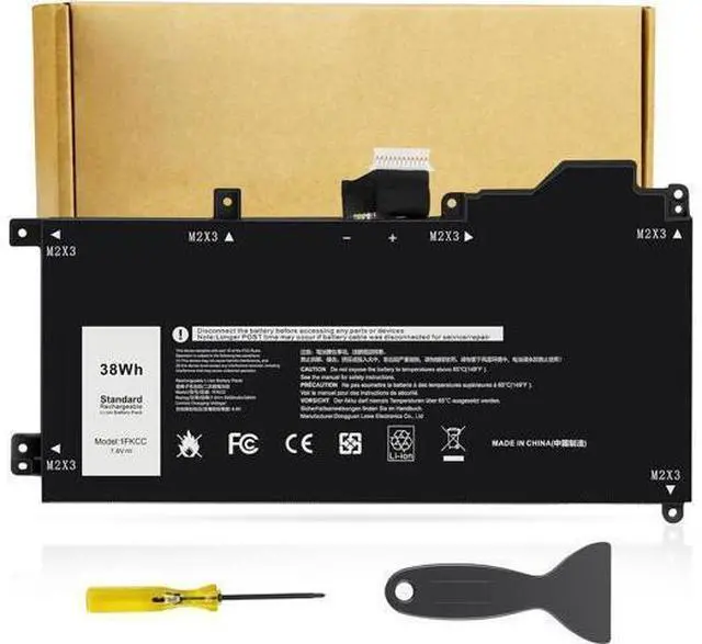 Main image of Futurebatt 1FKCC Laptop Battery Compatible with Dell Latitude 7200 7210 2-in-1 Series T04J T04J001 T04J002 T5H6P 09NTKM 9NTKM 0D9J00 D9J00 0KWWW4 KWWW4