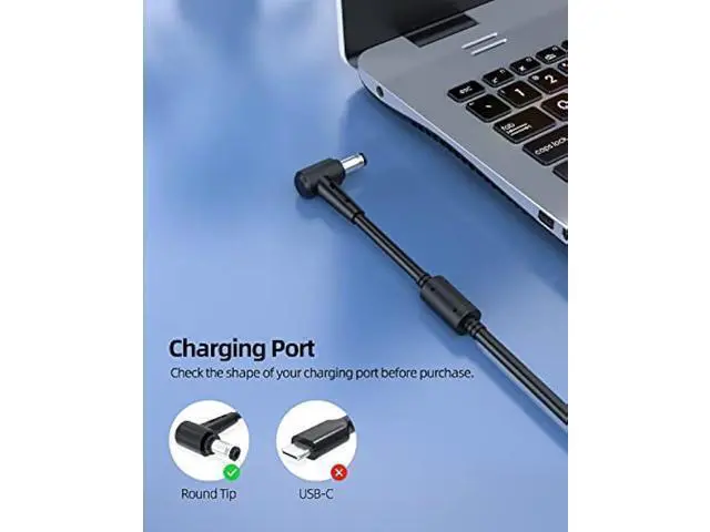 Alt view image 3 of 7 - Charger Fit for Getac V110 F110 V110-G3 V110-G4 V110G3 V110G4 F110G3 F110-G3 F110G4 F110G5 11.6 Inches Rugged Tablet PC Laptop 90W 65W