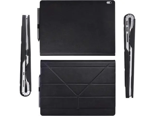 Alt view image 6 of 7 - BONAEVER Case for 13.5 inch Microsoft Surface Book 3 / Surface Book 2 / Surface Book 1 (i5 CPU Only) PU Leather Protective Laptop Cover with Stand / Pencil Holder