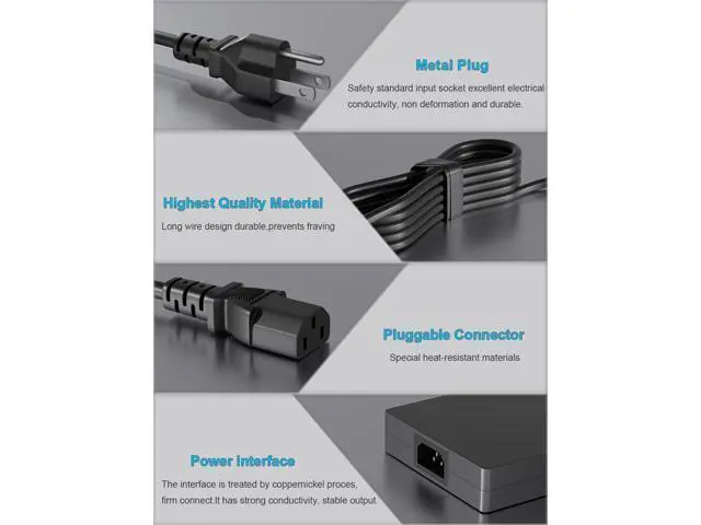 Alt view image 5 of 7 - 230W AC Charger Compatible with Legion Slim 5 7 5P C7 S7 Y920 Y740 Y730 Y545 Y540 R720 Y900 Y910 Y7000 Thinkpad P1 P73 P53 P72 P52 P71 P51 P70 P17 P16 P15 ThinkBook 16p Laptop