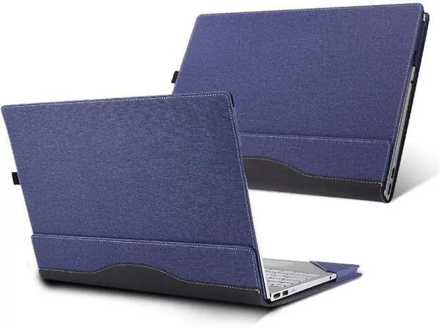 Alt view image 7 of 7 - BONAEVER Laptop Case Cover for 17.3 inch HP Envy Laptop 17-da 17t-da 2024 & Asus Zenbook pro 17 UM6702,PU Leather Protective Sleeve Shell Bag with Pen Holder and Heat Dissipation Hole Blue