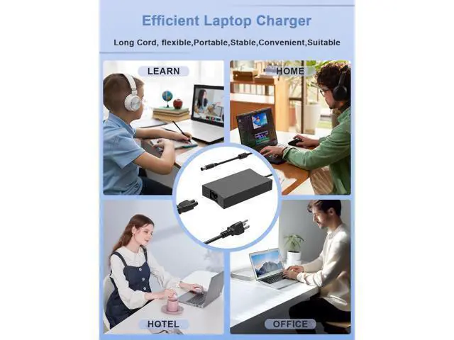 Alt view image 7 of 7 - 130W Charger 7.4mm LA130PM121 Compatible with inspiron14 15 Gaming G3 G5 G7 3500 3579 3590 3779 WD15 D6000 Docking Station XPS L502x L702x L701X Precision 3510 3520 3530 M4400 Laptop
