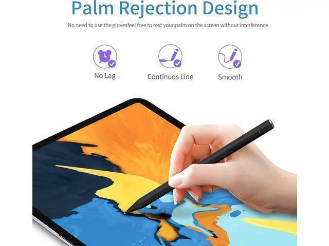 Alt view image 2 of 6 - Bluetooth 4.2 Stylus Pen for Microsoft Surface Pro 9/8/X/7/6/5/4/3/Laptop 5/4/3/2/1/X/Book/Studio and Other Tablets with 4069 Pressure and Tilt Sensitivity,Palm Rejection,Magnetic Design