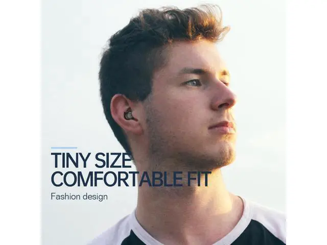 Alt view image 5 of 7 - Invisible Sleep Headphones Sleep Earbuds for Side Sleepers Small Comfortable Fit Noise Blocking Sleep Ear Buds Bluetooth 5.3 Wireless Earbuds in-Ear Ear Buds for Sleeping Working - Black