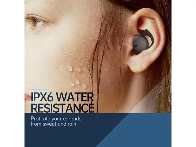 Alt view image 6 of 7 - Invisible Sleep Headphones Sleep Earbuds for Side Sleepers Small Comfortable Fit Noise Blocking Sleep Ear Buds Bluetooth 5.3 Wireless Earbuds in-Ear Ear Buds for Sleeping Working - Black